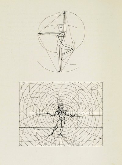 バウハウスの舞台から1925年のバウハウスの舞台。 作： Oskar Schlemmer