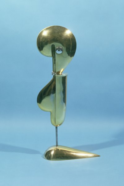 グロテスクな抽象図、1923年（ブロンズ） 作： Oskar Schlemmer