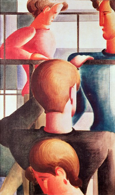 手すりでグループ化 作： Oskar Schlemmer