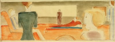 6桁のインテリアI 作： Oskar Schlemmer