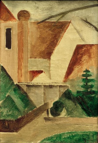 修道院 作： Oskar Schlemmer