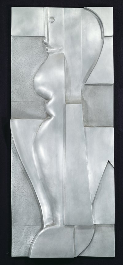 救済H.抽象図、1919年（アルミニウム） 作： Oskar Schlemmer