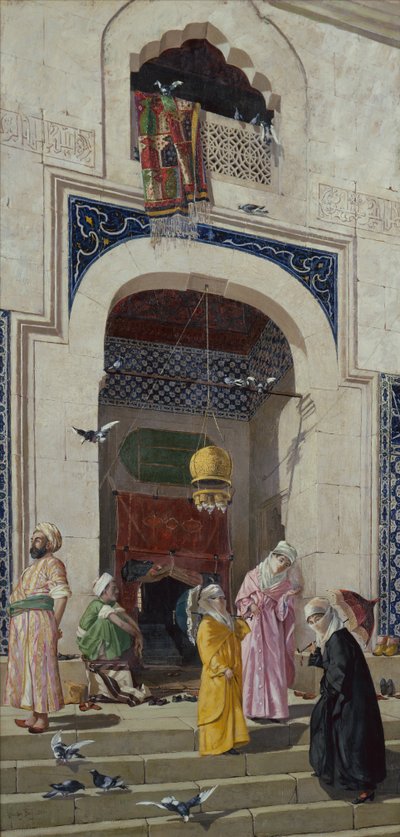 ブルサのグランドモスクの扉 作： Osman Hamdi Bey