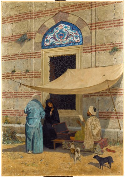 公的書記 - Peinture de Osman Hamdi Bey (1842-1910) - 1910 - 油彩・キャンバス - 110x77 - Sakip Sabanci Museum, Istanbul 作： Osman Hamdi Bey