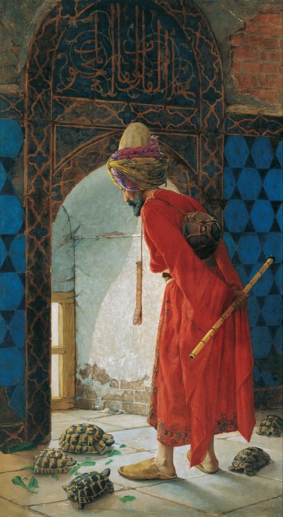 亀の調教師 作： Osman Hamdi Bey