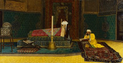 マホメットの墓で 作： Osman Pacha Zadeh Hamdy Bey