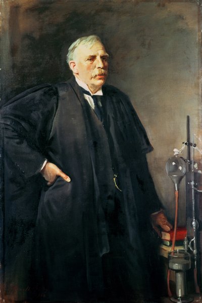 アーネスト・ラザフォードの肖像（1871-1937）1932年（キャンバスに油彩） 作： Oswald Hornby Joseph Birley