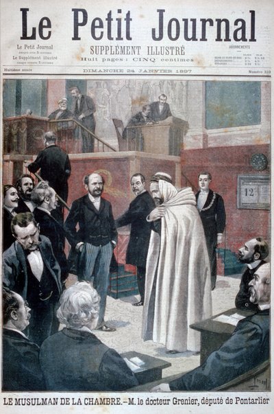 フィリップグレニエ博士、1897年フランス国会の最初のイスラム教徒代理 作： Oswaldo Tofani
