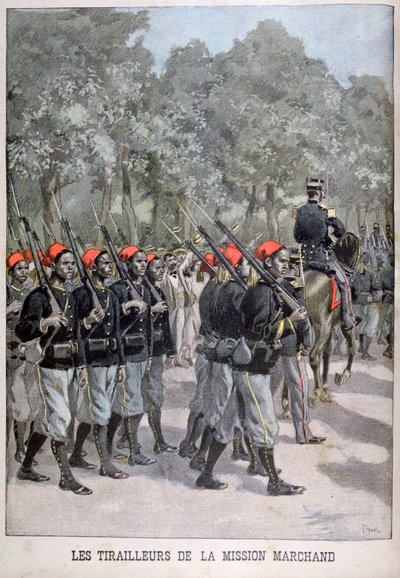 ライフルメン、フランス、1899年 作： Oswaldo Tofani