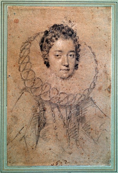 女性の肖像、1612年。 作： Ottavio Mario Leoni