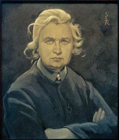 オッティリー・W・ローダースタイン-自画像1926 作： Ottilie Roederstein