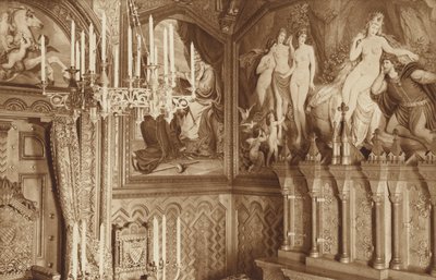 バイエルンキングス城ノイシュヴァンシュタイン城、研究、タンハウザー伝説の写真 作： Otto Ballerstedt
