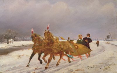 雪の中のトロイカ 作： Otto Eerelman