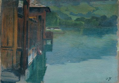 グムンデンの浴場 作： Otto Friedrich