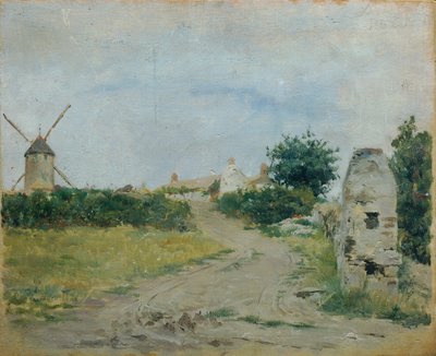 風車のある風景 作： Otto Friedrich