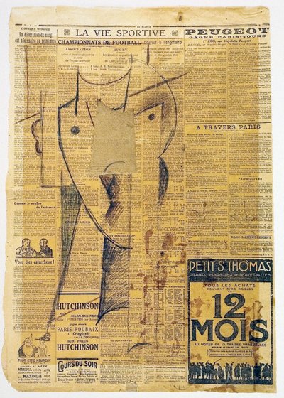頭、1913-1914 作： Otto Gutfreund