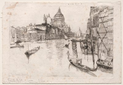 大運河への入り口、1880年。 作： Otto H. Bacher