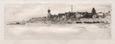 シュヴァーベルヴァイスのフェリー、1879年。 作： Otto H. Bacher