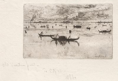 敬礼、ヴェネツィア、1880年に向かっています。 作： Otto H. Bacher