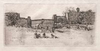 ゲート、ルストハイム、1879年。 作： Otto H. Bacher