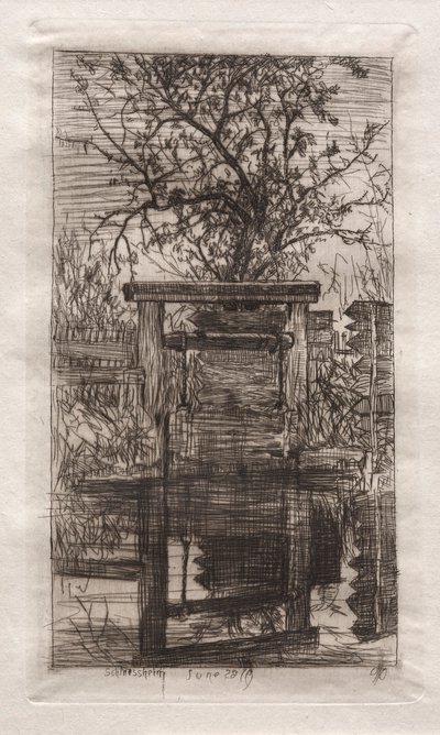 ロック、シュライスハイム、1879年。 作： Otto H. Bacher