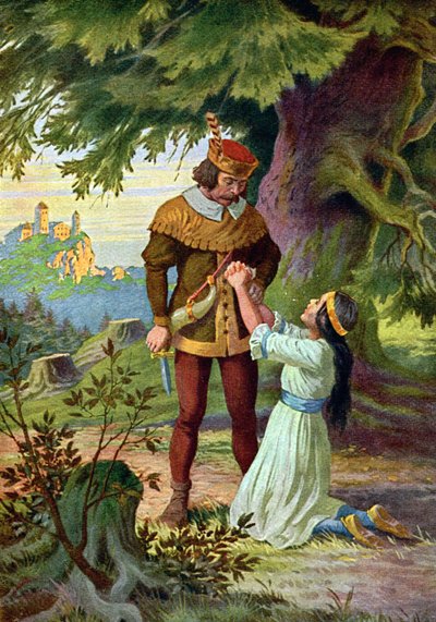 白雪姫と狩人 作： Otto Kubel