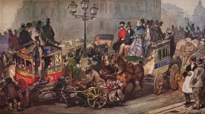 「ルドゲイト サーカスのシーン」、1850 年 作： Otto Limited