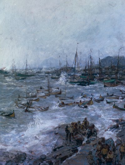 ロフォーテン諸島の嵐の日 作： Otto Ludvig Sinding
