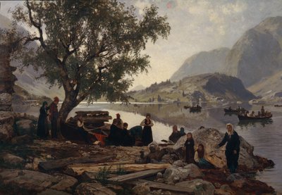 フィヨルドの一部 作： Otto Ludvig Sinding