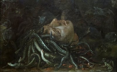 メデューサの頭 作： Otto Marseus  van Schrieck