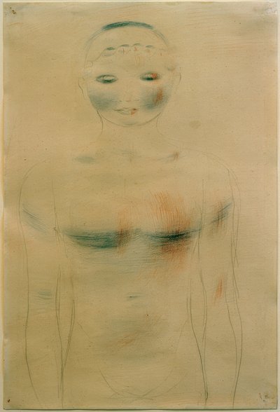 正面半分のフィギュア。ローザ山脈から 作： Otto Meyer Amden