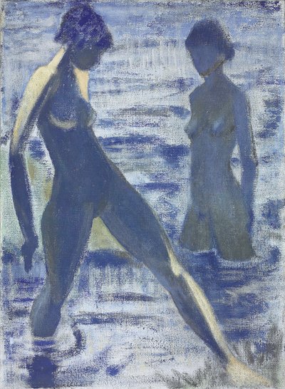 1927年頃の入浴者 作： Otto Mueller