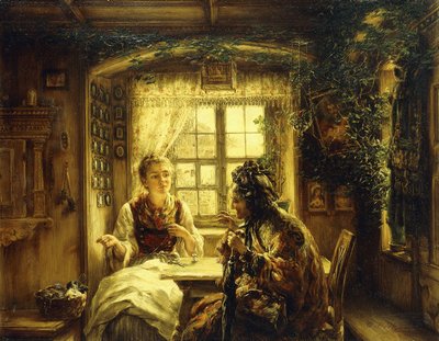 午後の訪問、 作： Otto Piltz