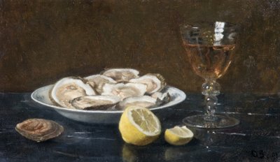 牡蠣 作： Otto Scholderer