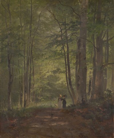 Waldinneres mit Staffage 作： Otto Seitz