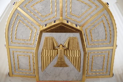 聖霊アム・シュタインホフ教会 (church Leopld), ウィーン, オーストリア (photo) 作： Otto Wagner