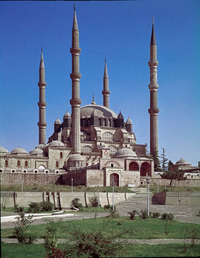 セリミエのモスクの眺め（1575年 作： Ottoman School