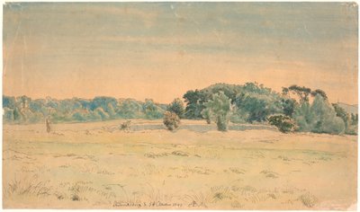 フレデリクスボーからの風景。 作： P.C. Skovgaard