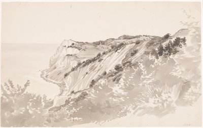 山のMoens Klint 作： P.C. Skovgaard