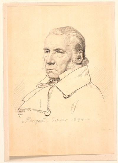 Smedemester og brandmajor Borchard von Werden, H.E. Freunds svigerfar. 作： P.C. Skovgaard