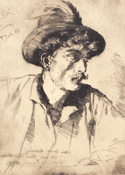 イタリアの農場労働者。 ソラ 作： Peder Severin Krøyer