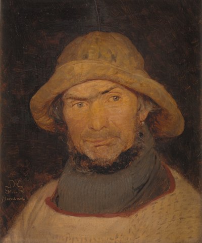 ホルンベックの漁師の肖像 作： Peder Severin Krøyer
