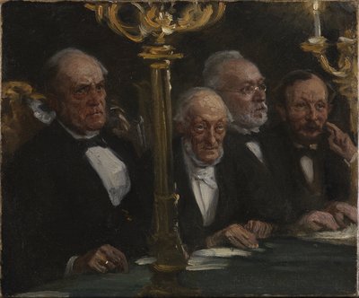 似顔絵グループ 作： Peder Severin Krøyer
