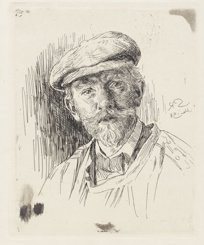 自画像 作： Peder Severin Krøyer