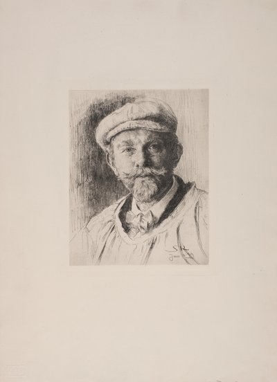 自画像 作： Peder Severin Krøyer