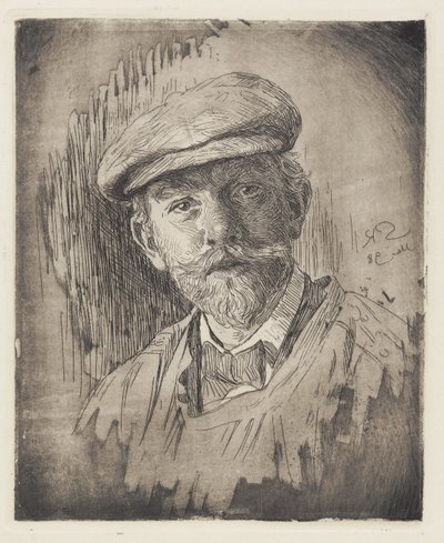 自画像 作： Peder Severin Krøyer