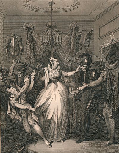 リッツィオの死、1566年、1794年から1812年 作： P Rothwell
