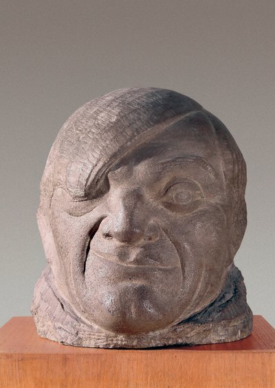 スペインの画家パブロピカソの肖像 作： Pablo Gargallo