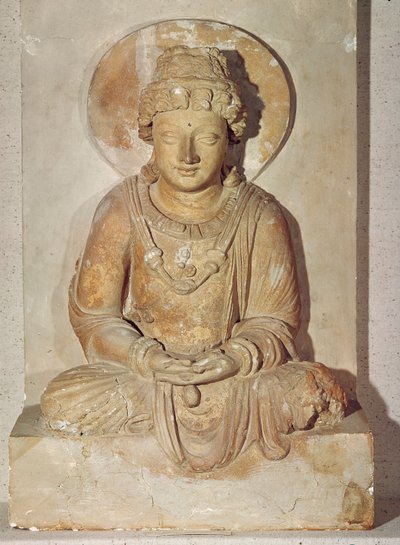 1世紀から4世紀にかけてのガンコ様式の仏教 作： Pakistani School