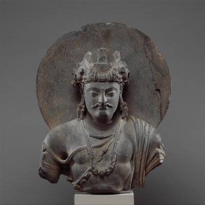 釈迦牟尼菩薩胸像 3～4世紀（シスト 作： Pakistani School